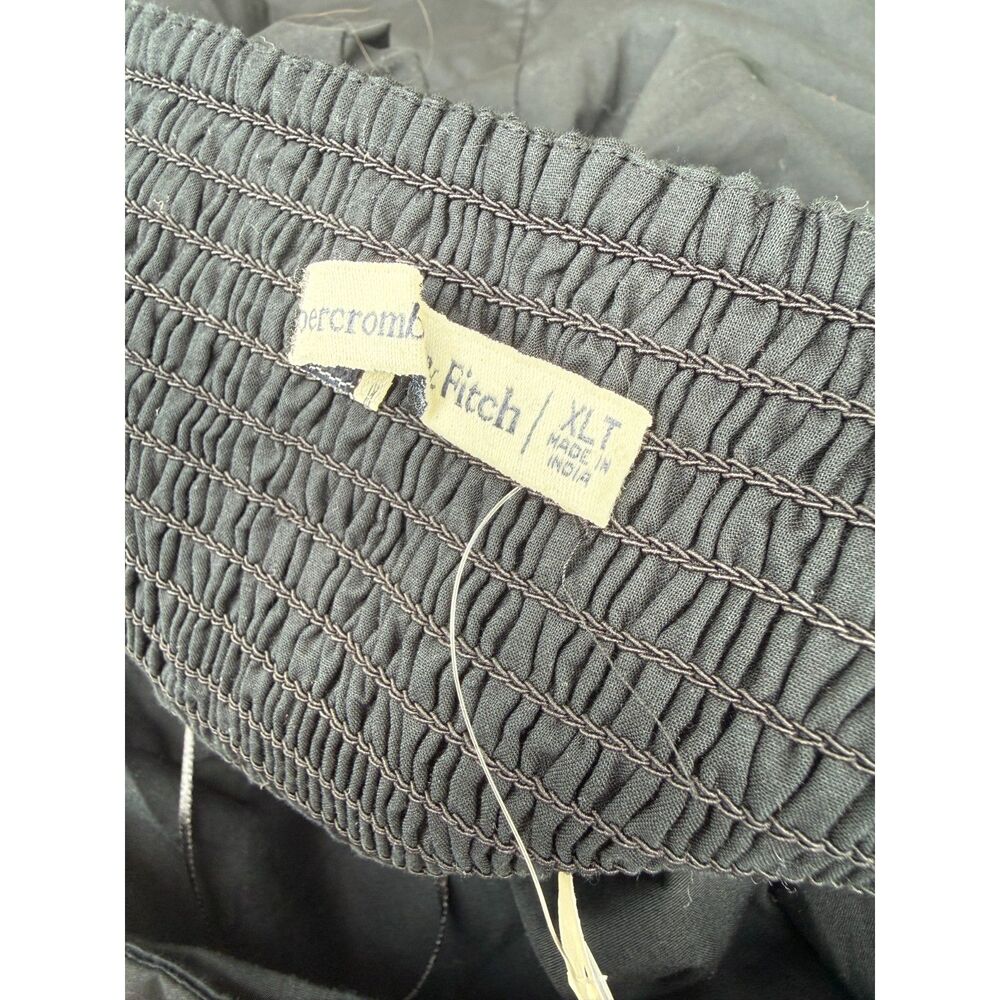 Abercrombie & Fitch Dress Emerson Poplin Puff Sleeve Size XL - Picture 8 of 10